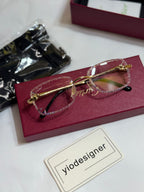 Cartier sunglasses diamond cut