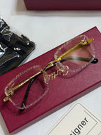 Cartier sunglasses diamond cut