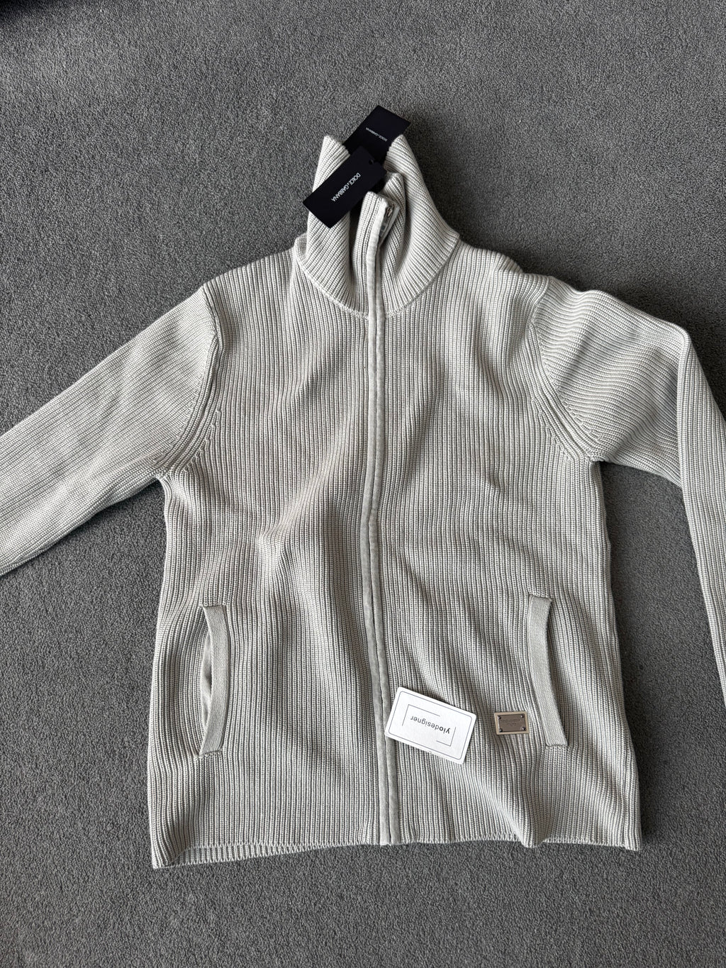 Dolce gabana zip up jumper