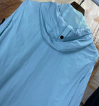 Stone Island | Stone island windbreaker baby blue | Detail Shot | yiodesigner.co.uk