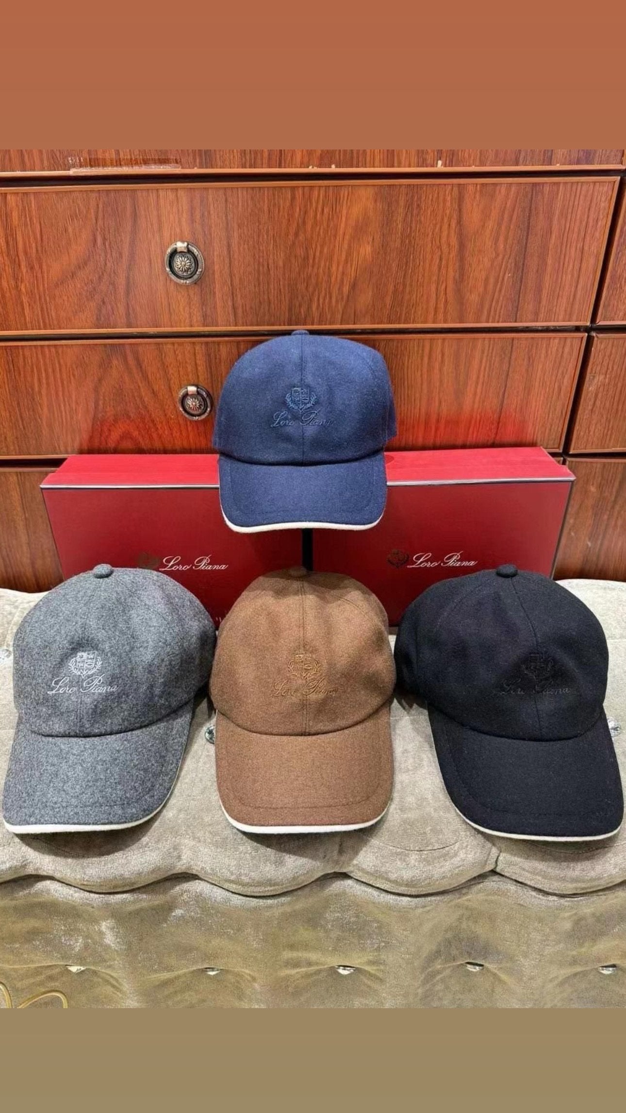 AP | Loropiana cap blue | yiodesigner.co.uk