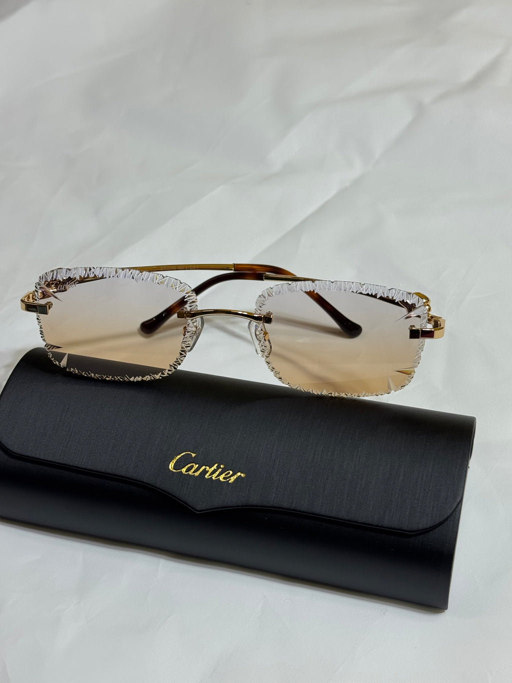 Cartier sunglasses diamond cut