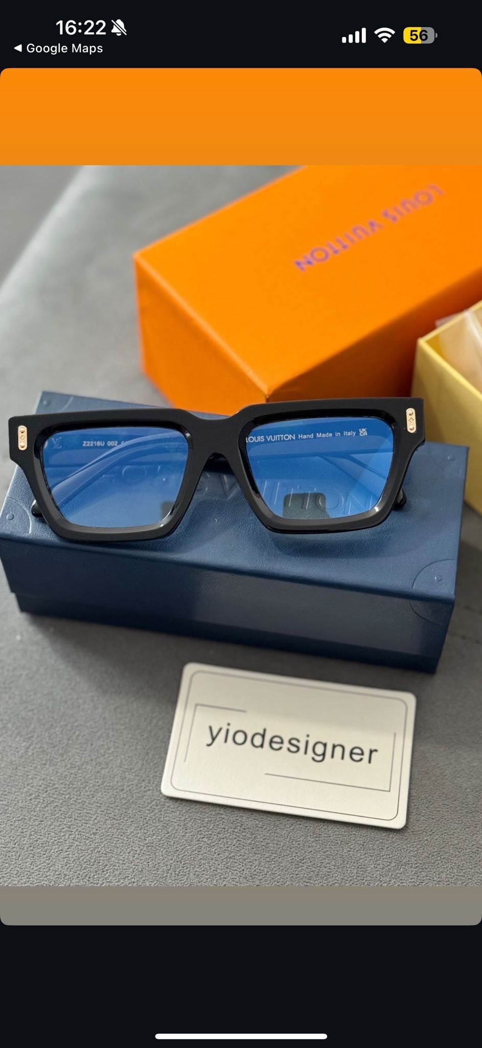 Louis Vuitton | Lv sunglasses | Back View | yiodesigner.co.uk