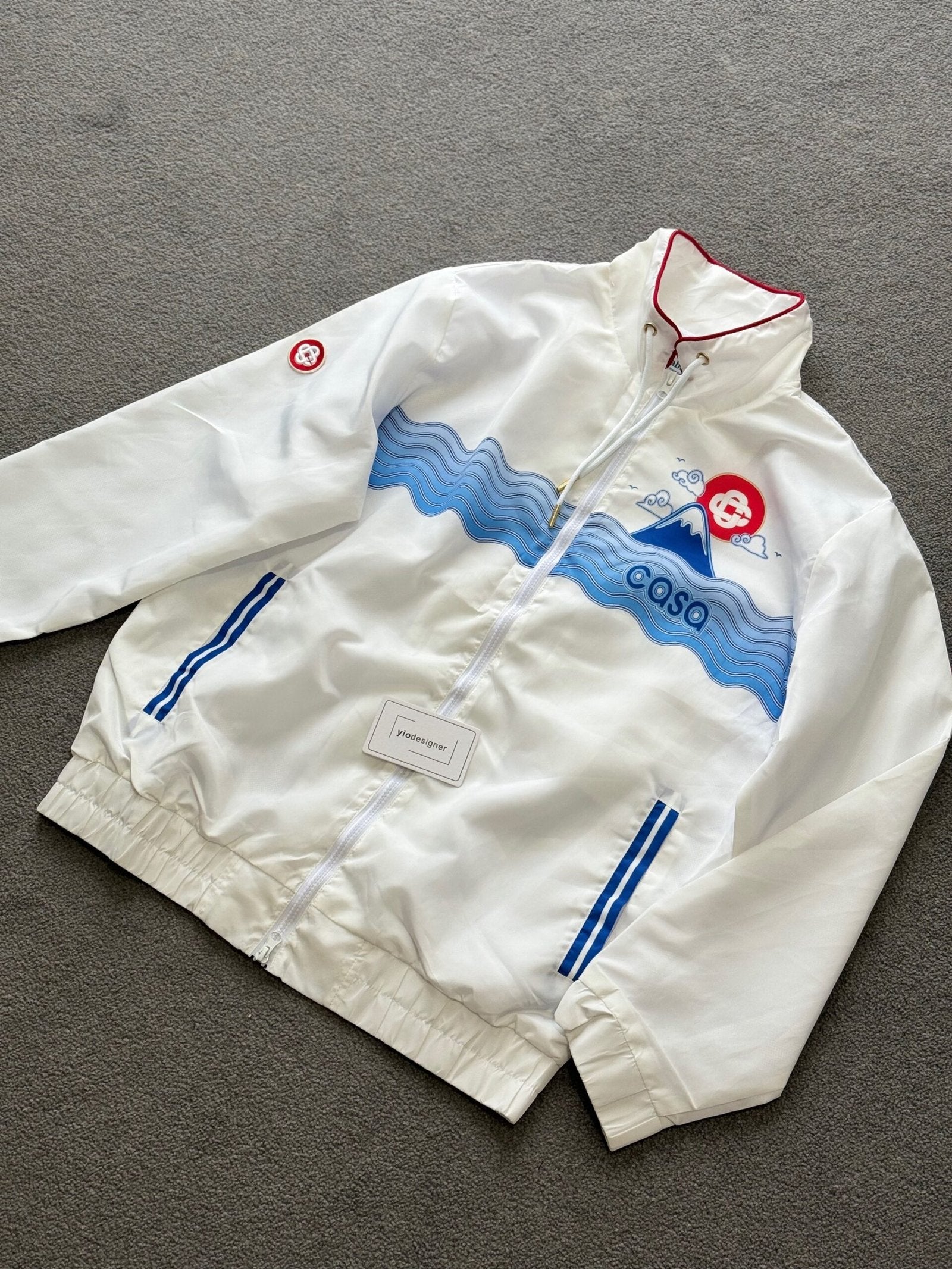 Casablanca | Casablanca windbreaker | Detail Shot | yiodesigner.co.uk