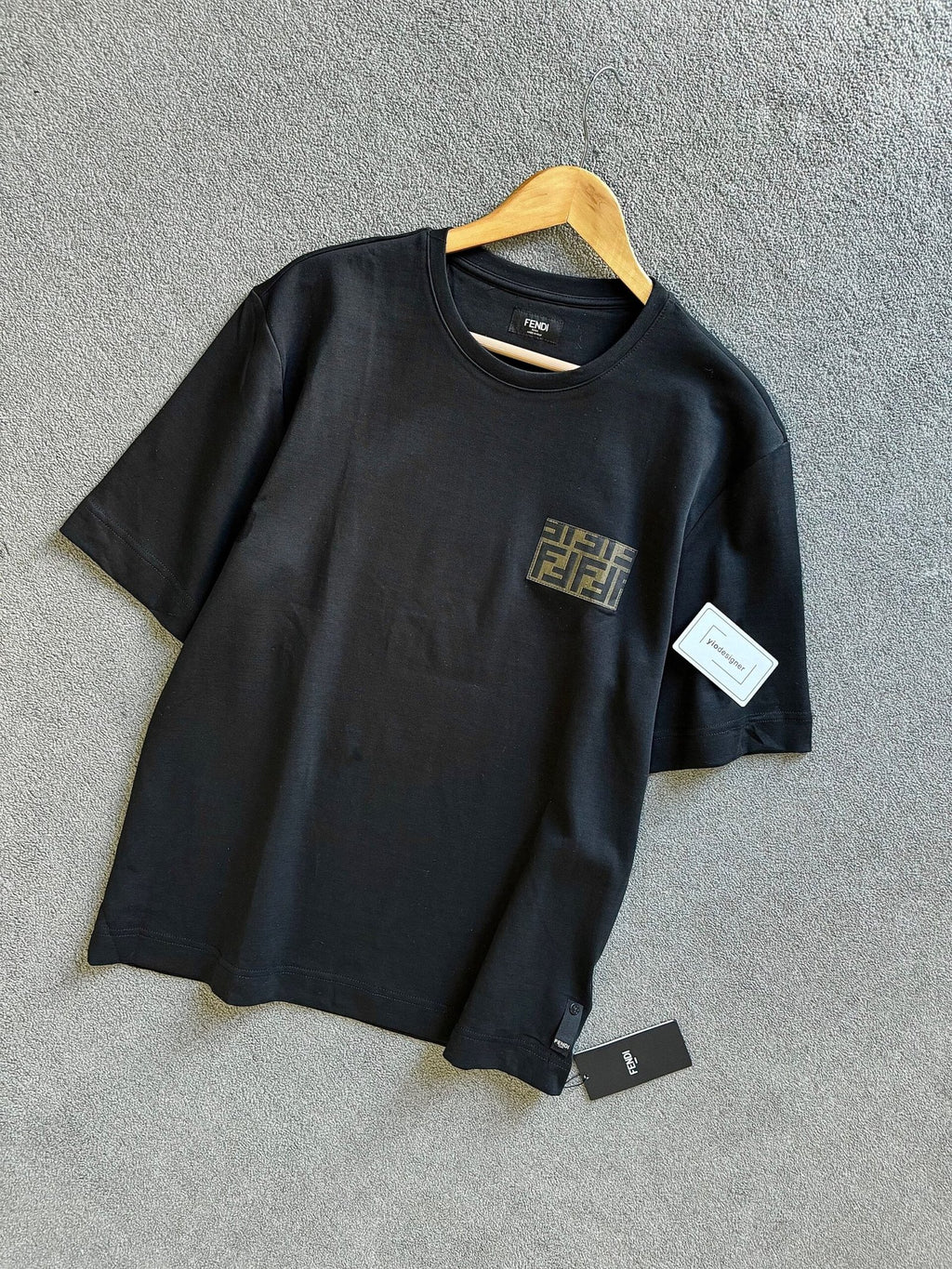 Fendi | Fendi T-shirt | Size XL | Side View | yiodesigner.co.uk