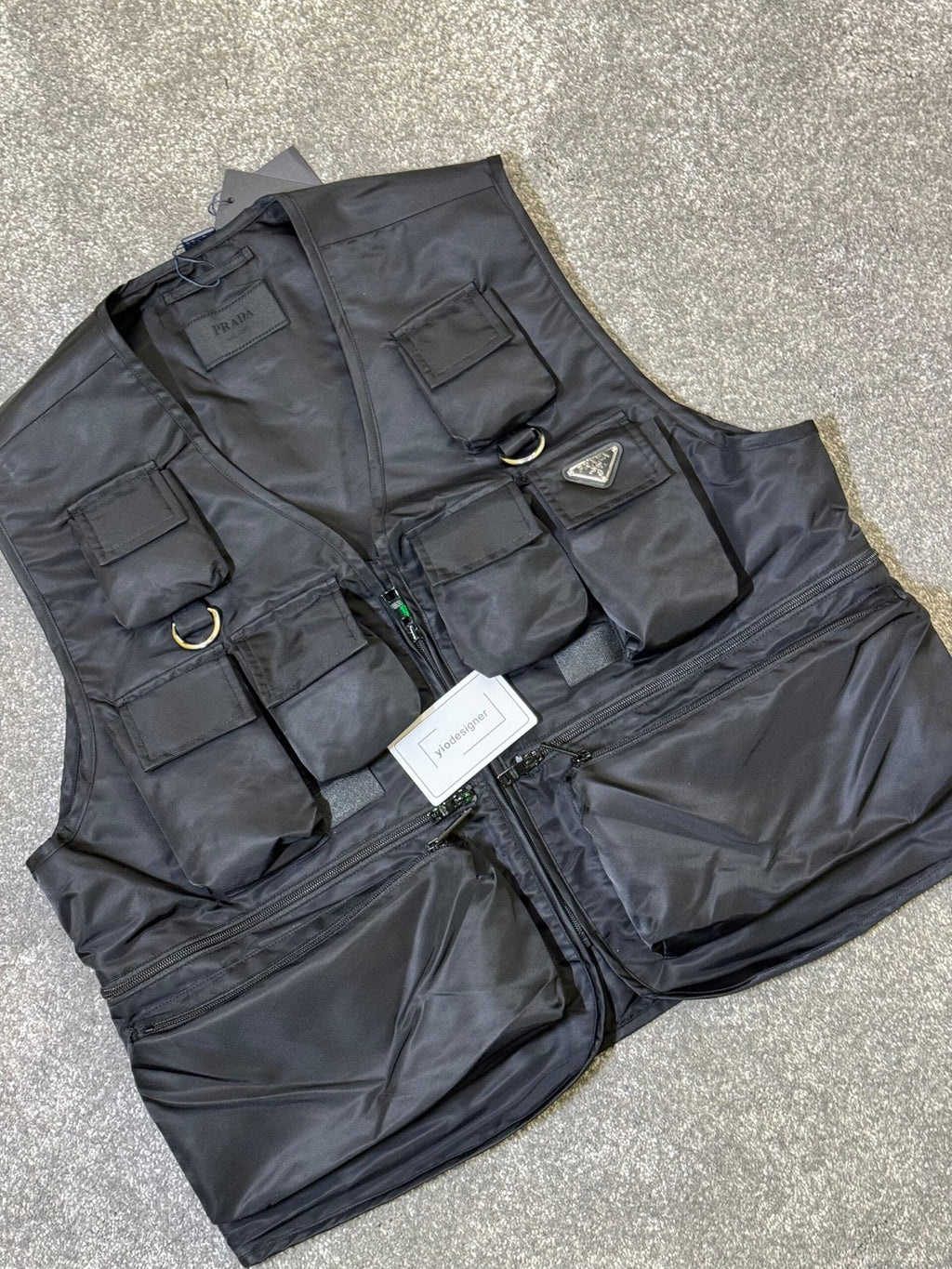 Prada | Prada gilet | Back View | yiodesigner.co.uk