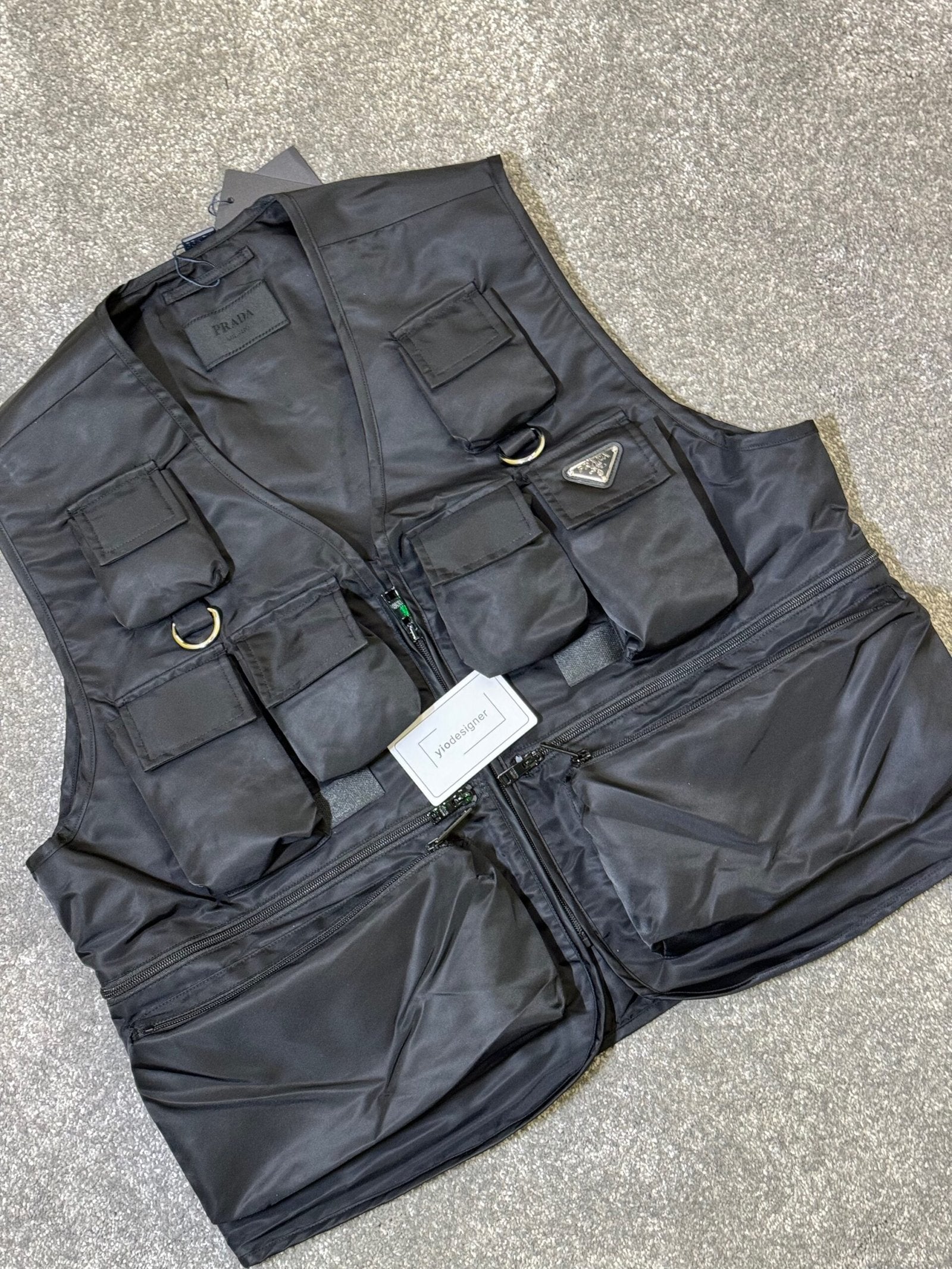 Prada | Prada gilet | Back View | yiodesigner.co.uk