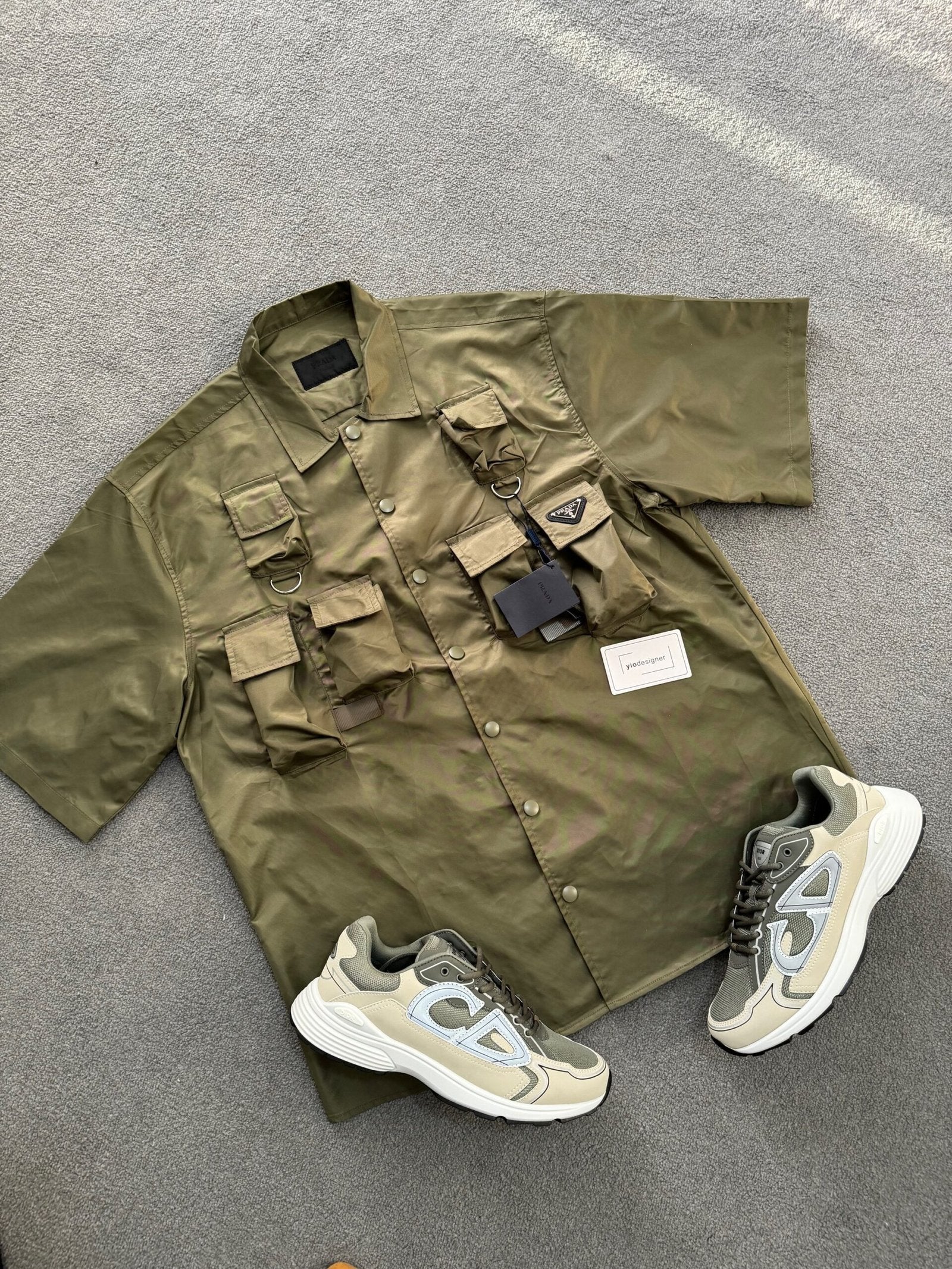 Prada | Prada overshirt | Detail Shot | yiodesigner.co.uk