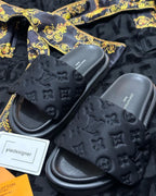 Louis Vuitton | Lv slids | Size 6 | Front View | yiodesigner.co.uk