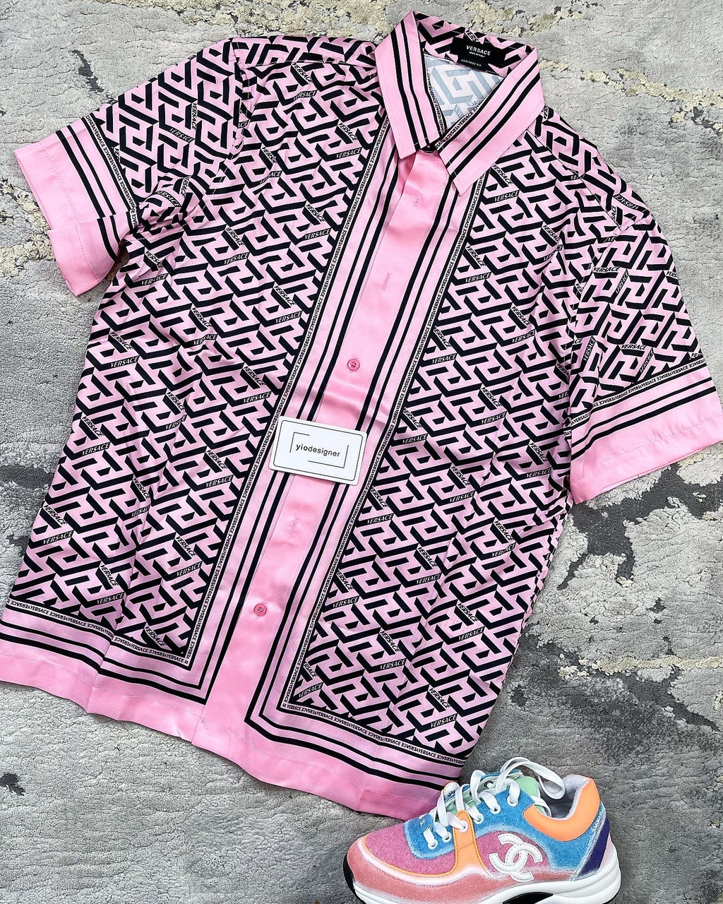 Versace | Versace shirt | Side View | yiodesigner.co.uk