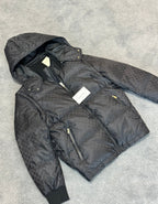 Gucci | Gucci black coat small logos | Back View | yiodesigner.co.uk