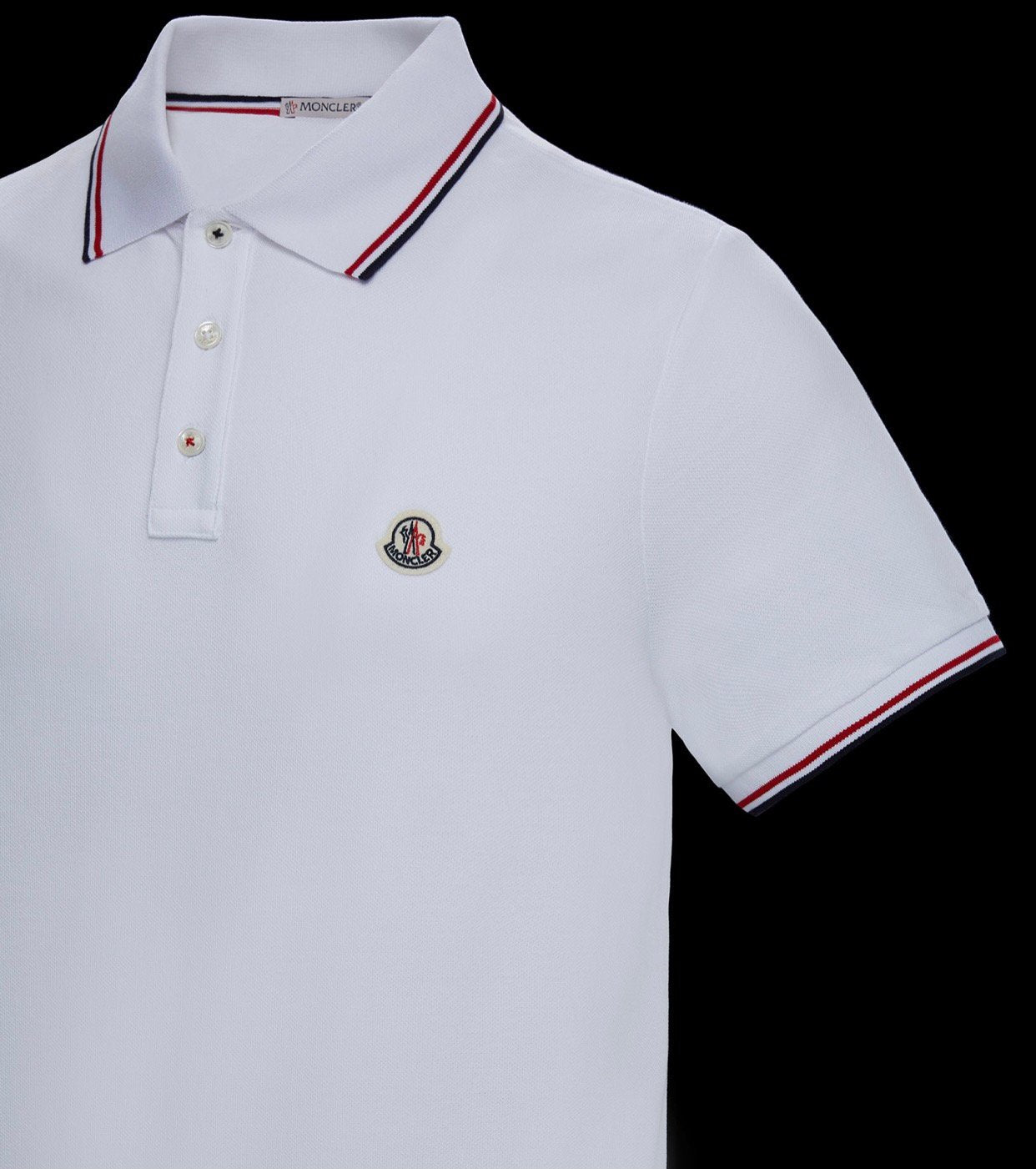 Moncler | moncler polo white | Label View | yiodesigner.co.uk