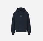 Dior | DIOR OBLIQUE HOODY SWEATSHIRT, RELAXED FIT | White | Detail Shot | yiodesigner.co.uk