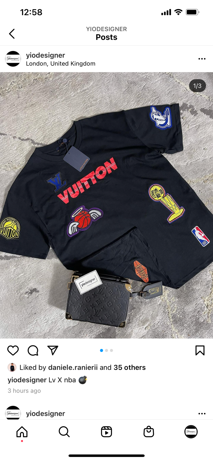 Louis Vuitton | Lv t-shirt nba | Full Body | yiodesigner.co.uk
