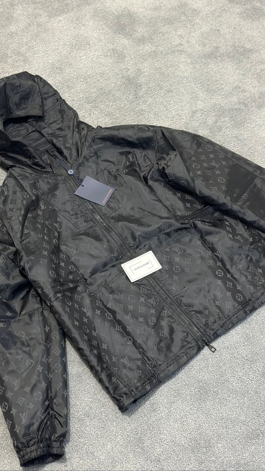 Louis Vuitton | Lv Reversible monogram windbreaker black | Label View | yiodesigner.co.uk