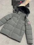 Canada Goose | Canada goose Wyndham grey | Size XXL | Close-Up | yiodesigner.co.uk