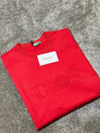Stone Island | Dior x stone island t-shirt Red | Side View | yiodesigner.co.uk