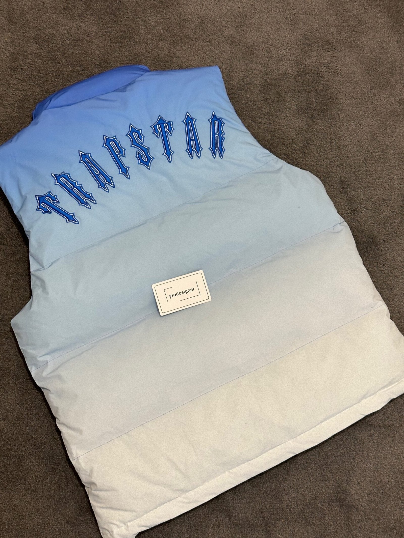 Trapstar | Trapstar gilet (body warmer) | Blue | Side View | yiodesigner.co.uk