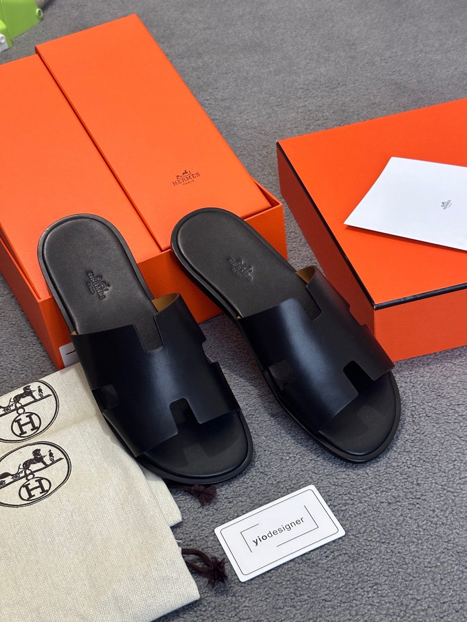 Hermes | Hermes slids | Size 5 | Front View | yiodesigner.co.uk