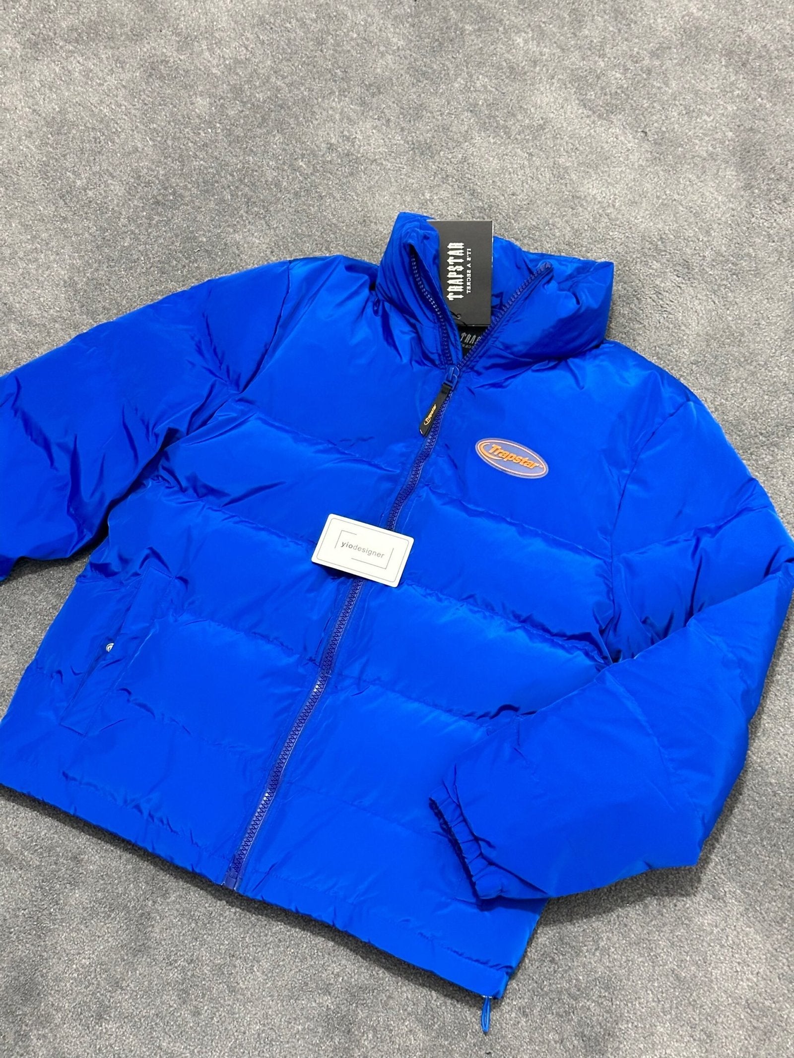 Trapstar | TRAPSTAR Puffer | Blue | Size S | Front View | yiodesigner.co.uk