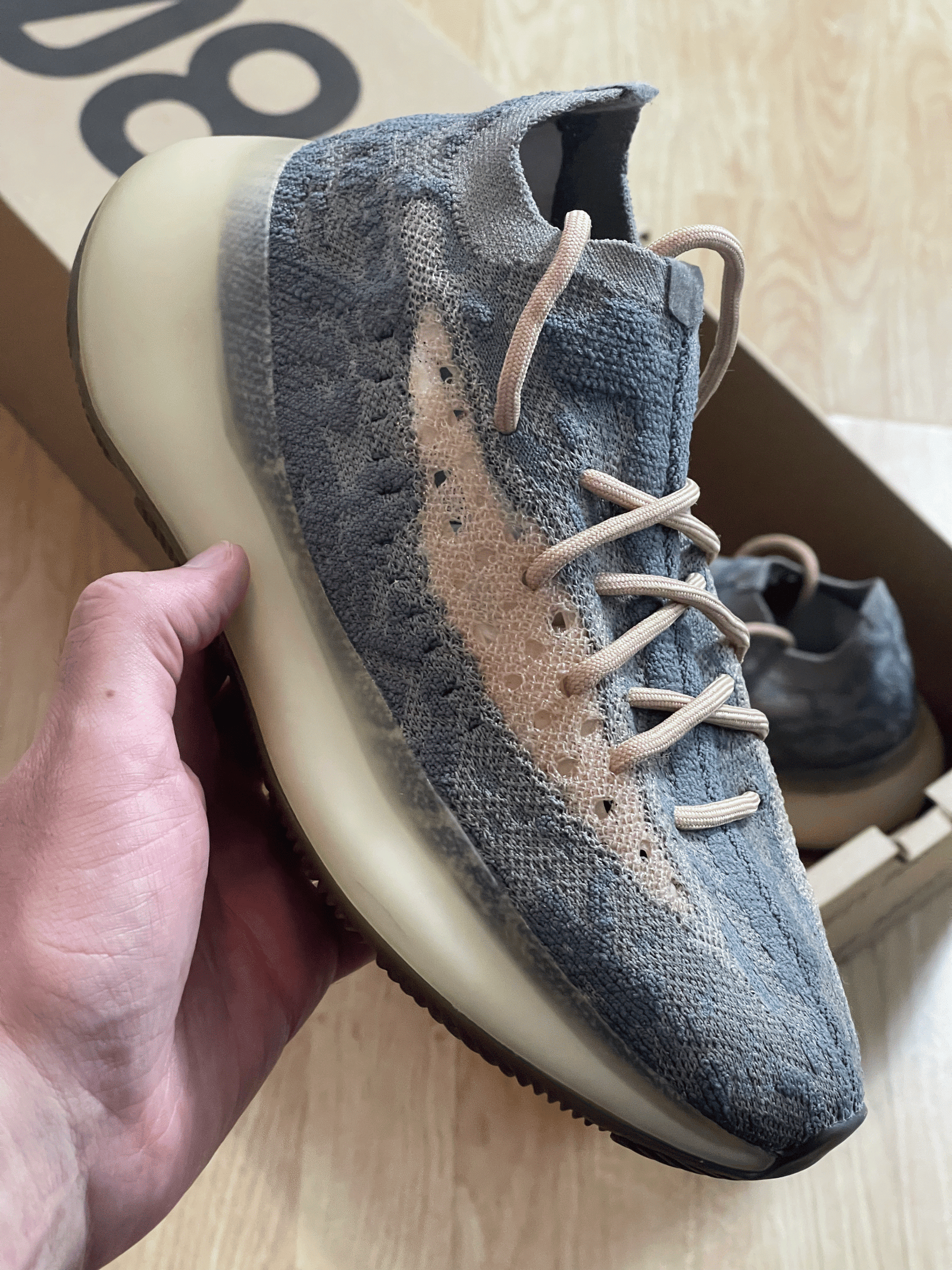 Yeezy | adidas Yeezy 380 | Size 5 | Front View | yiodesigner.co.uk