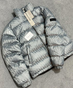 Dior | Dior oblique coat grey | Close-Up | yiodesigner.co.uk