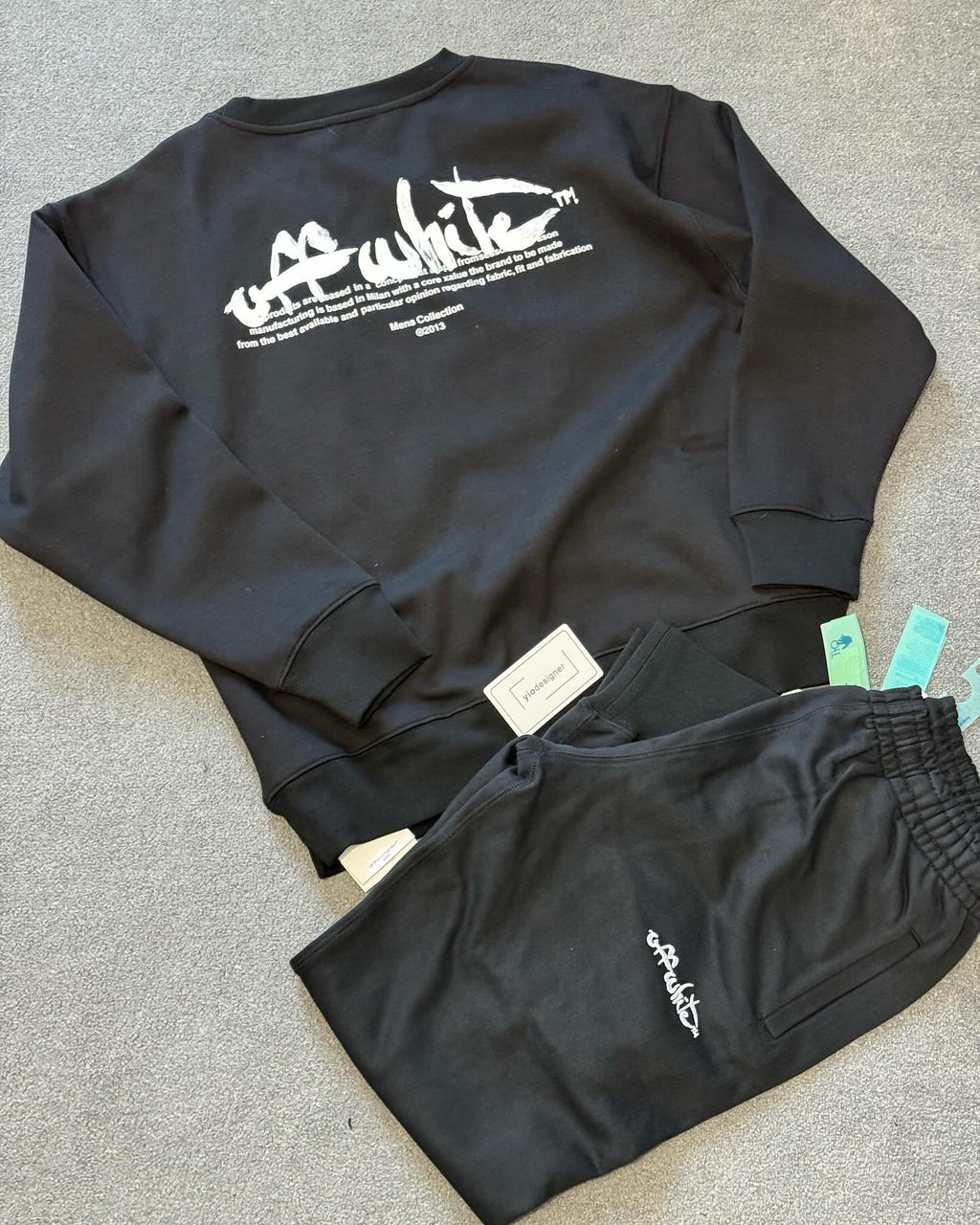 Off-White | Offwhite tracksuit bottom | Side View | yiodesigner.co.uk