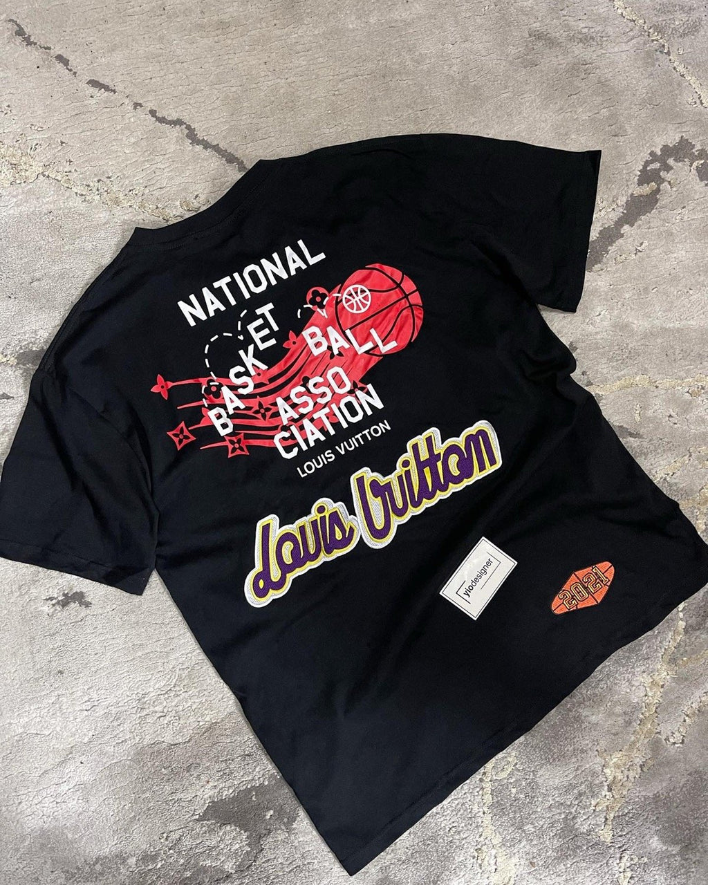 Louis Vuitton | Lv t-shirt nba | Label View | yiodesigner.co.uk
