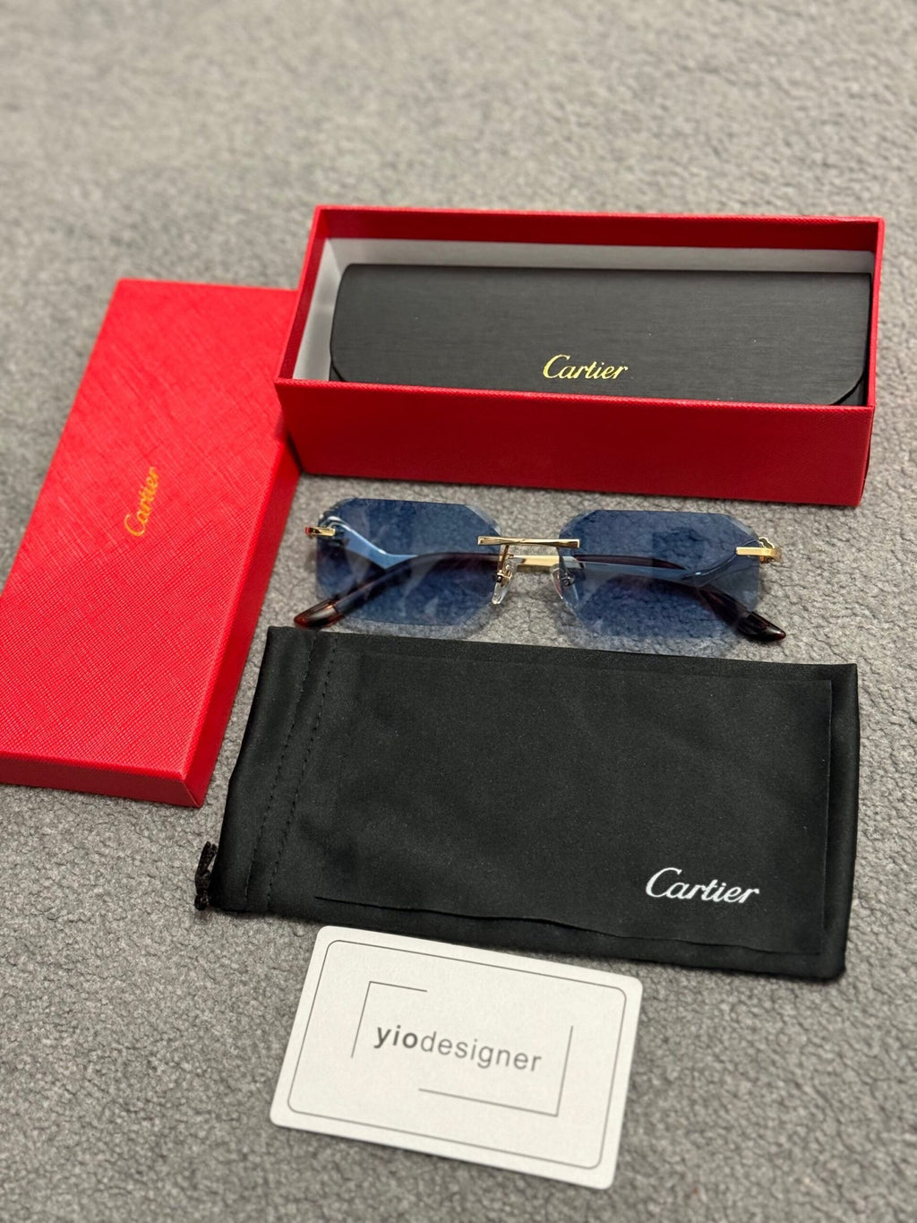 Cartier | Cartier sunglasses | Back View | yiodesigner.co.uk