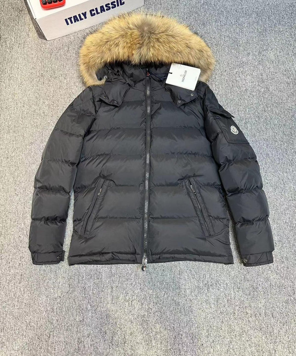 Moncler | Moncler coat black | Size 4 | yiodesigner.co.uk