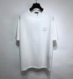 Dior | Dior cd logo white t-shirt | Size XL | Close-Up | yiodesigner.co.uk
