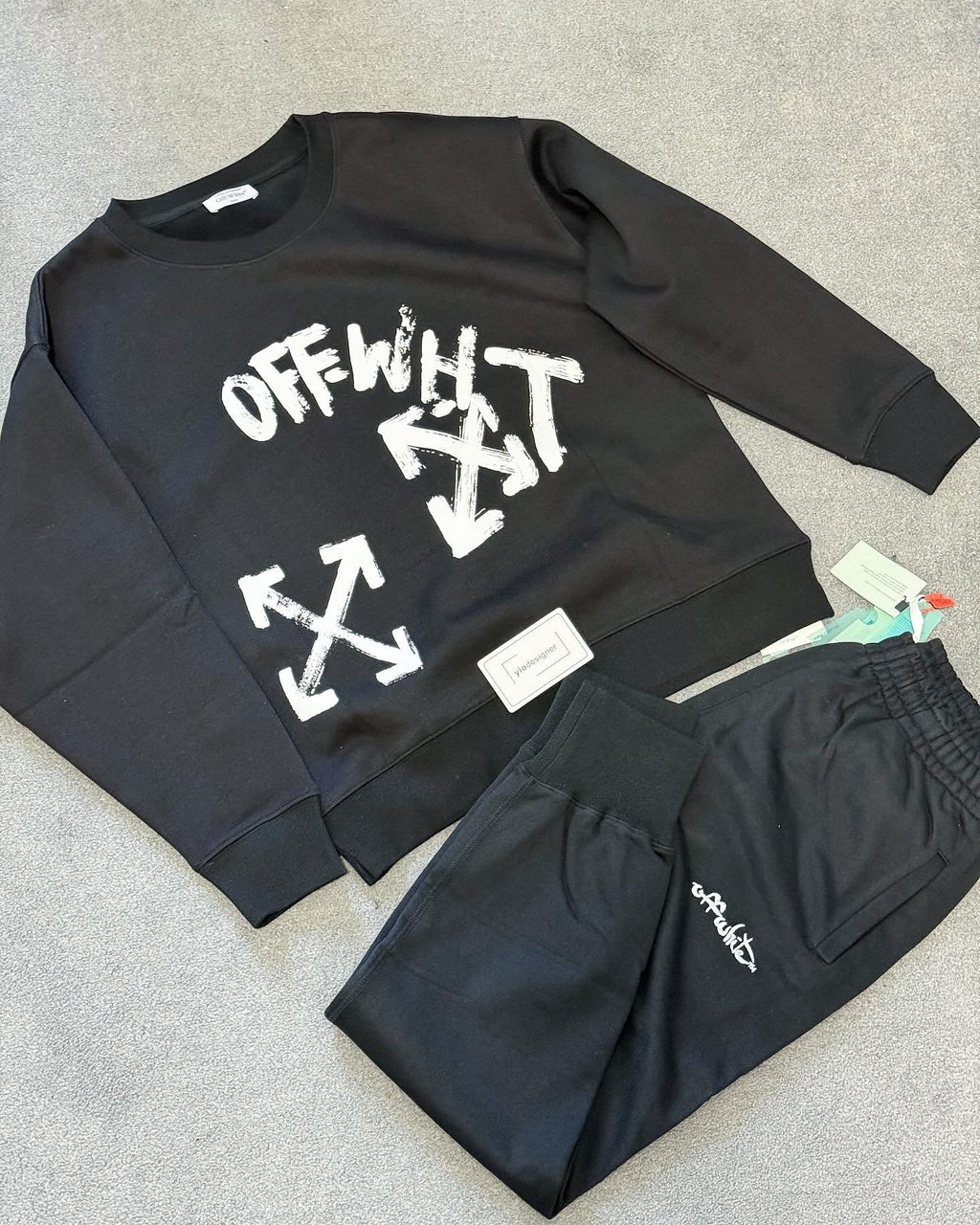 Off-White | Offwhite tracksuit bottom | Size L | Back View | yiodesigner.co.uk