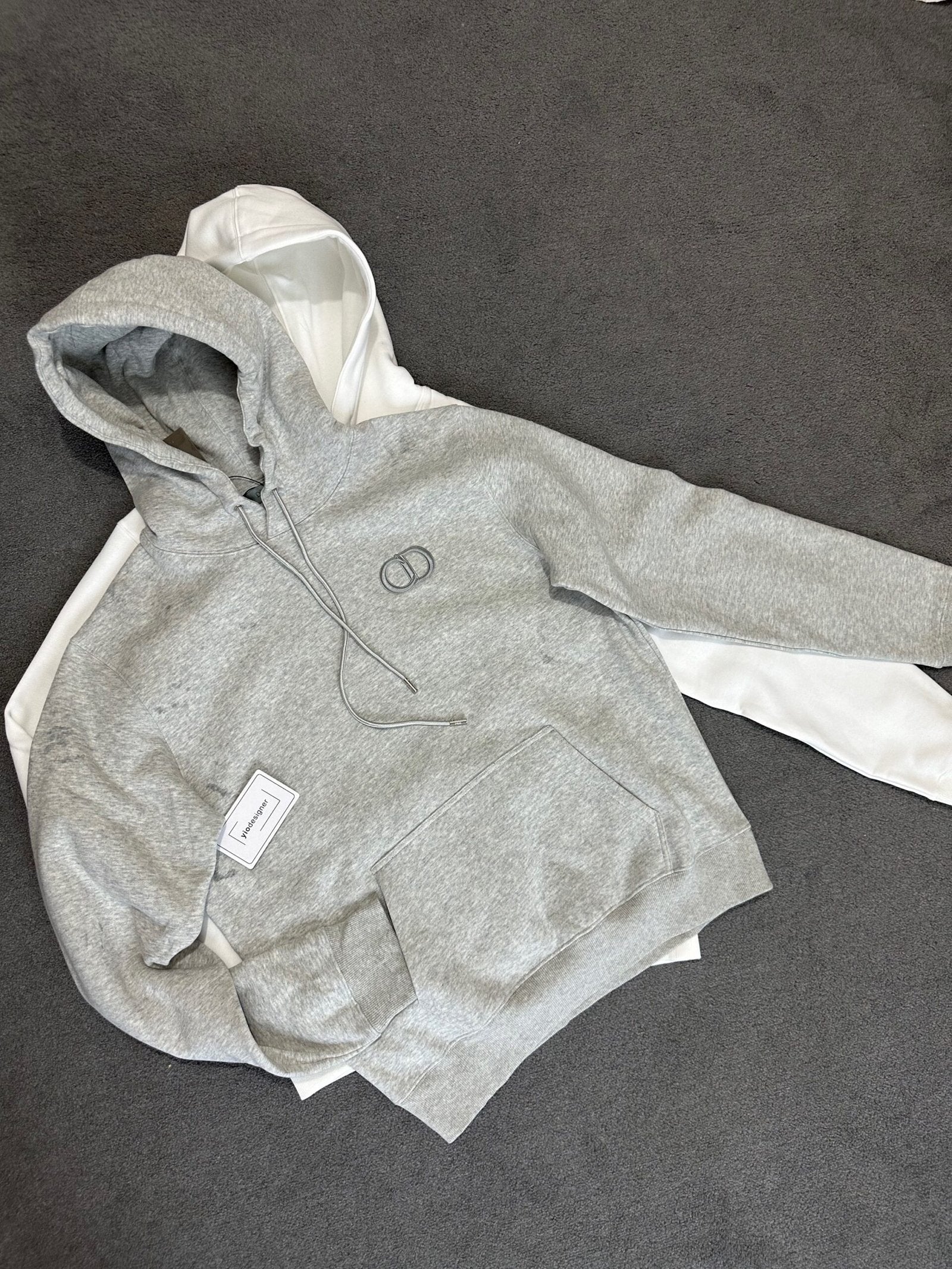 Dior | Dior CD hoody grey | Full Body | yiodesigner.co.uk