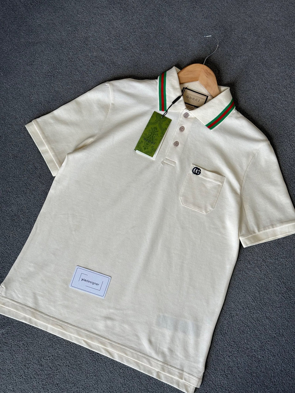 Gucci | Gucci polo | Close-Up | yiodesigner.co.uk