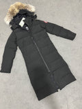 Canada Goose | Canada goose ladies Mystique Parka | Black | Size L | Back View | yiodesigner.co.uk
