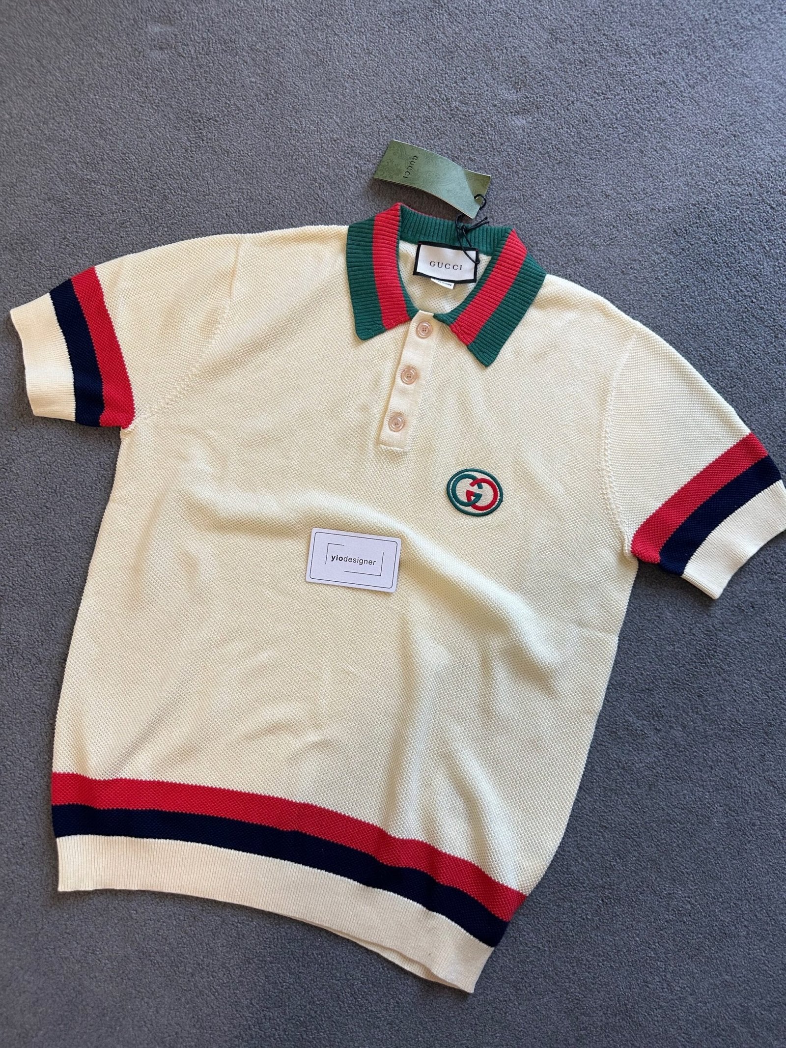 Gucci | Gucci polo | Size XL | Close-Up | yiodesigner.co.uk