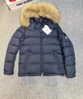 Moncler | Moncler coat navy | Size 4 | yiodesigner.co.uk