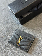 Saint Laurent | Ysl card holder | Side View | yiodesigner.co.uk