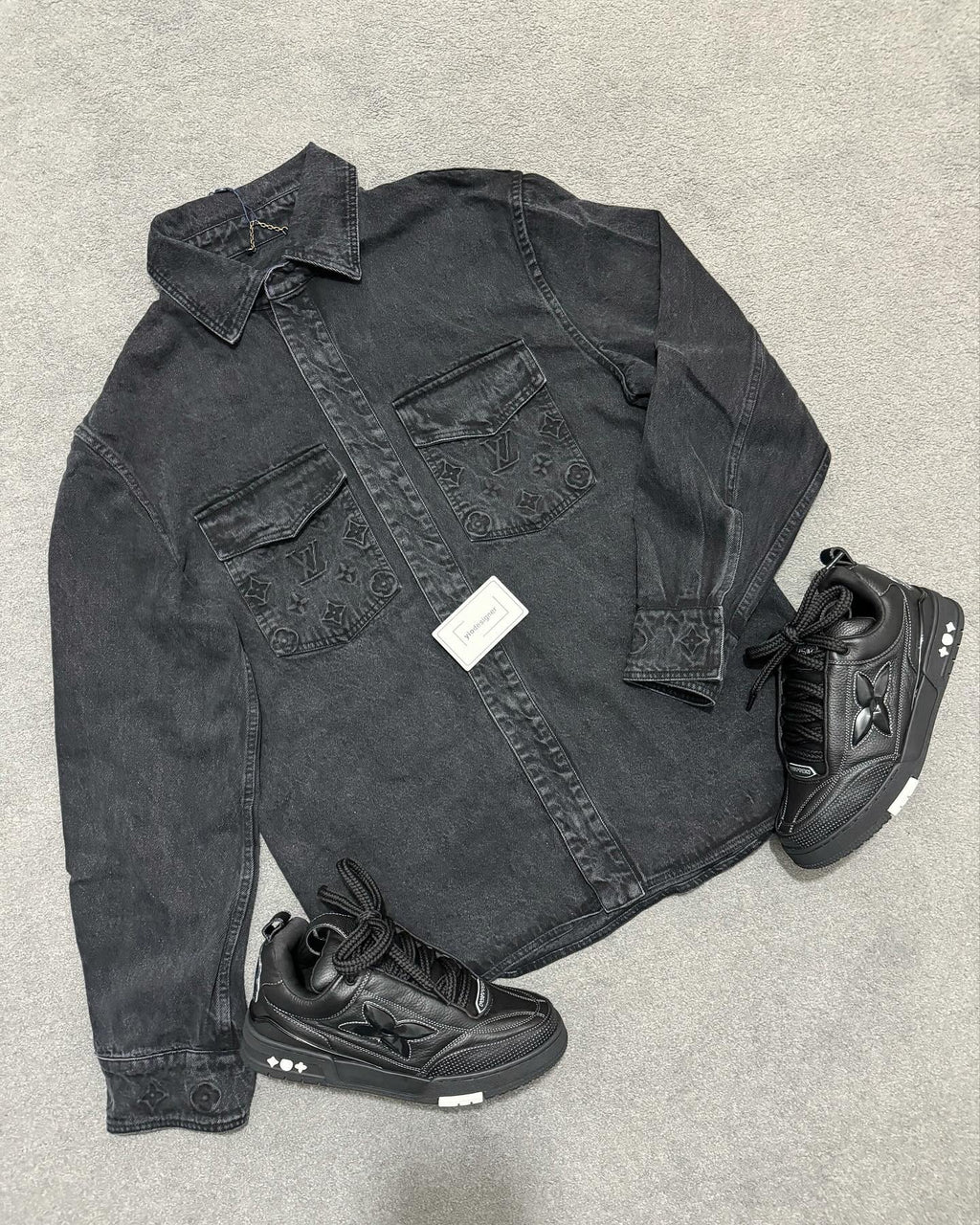 Louis Vuitton | Lv denim shirt | Size XL | yiodesigner.co.uk