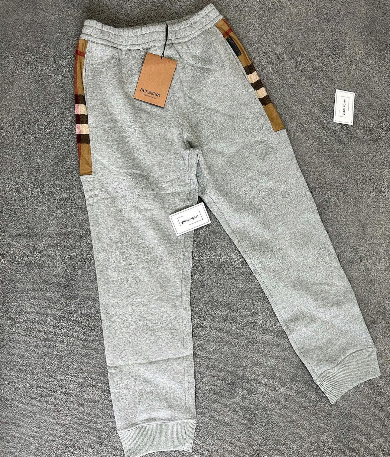 Burberry | Burberry tracksuit | Side View | yiodesigner.co.uk