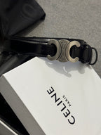 Celine | Celine  belt silver buckle | Side View | yiodesigner.co.uk