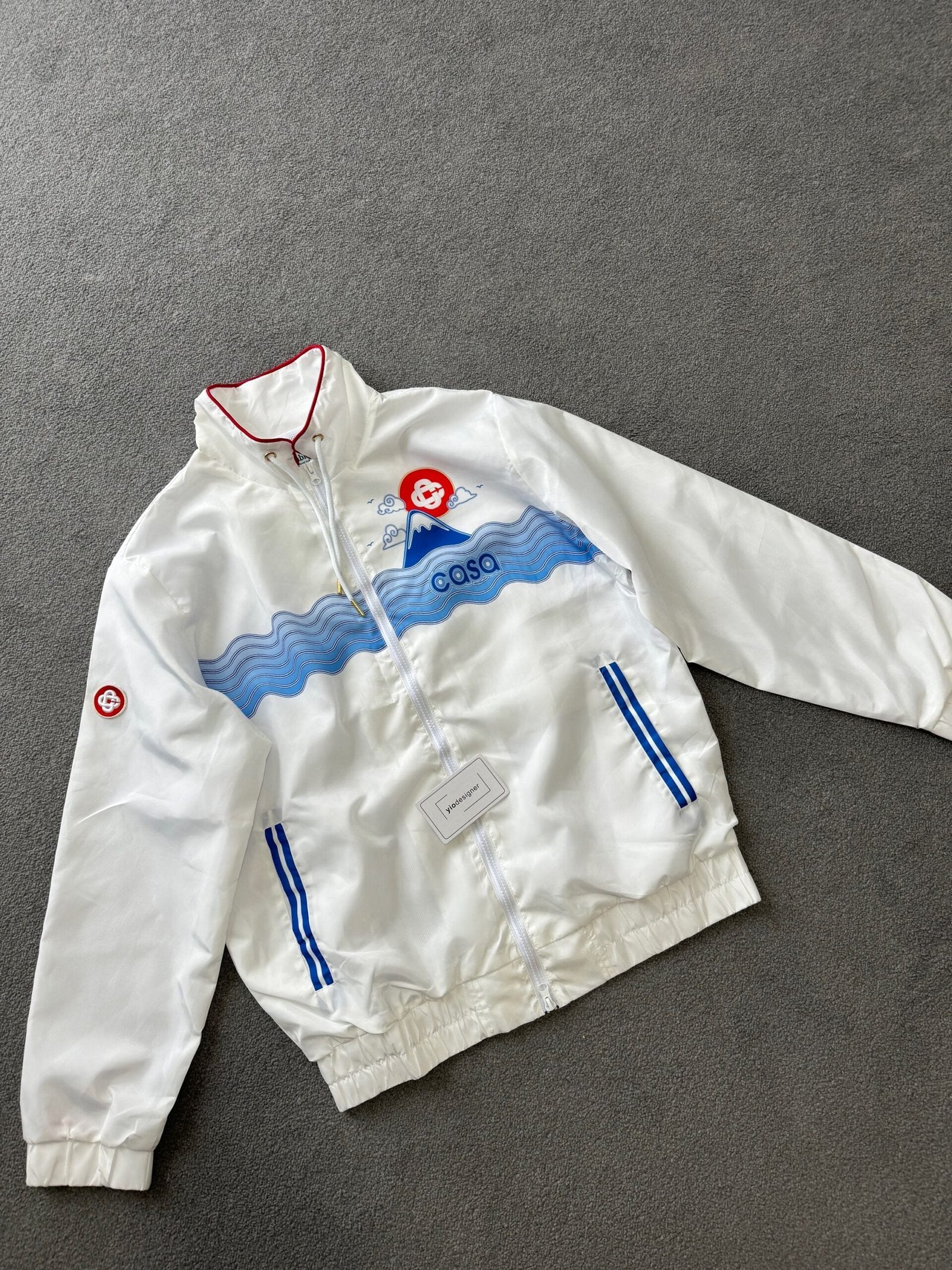 Casablanca | Casablanca windbreaker | Size L | Side View | yiodesigner.co.uk