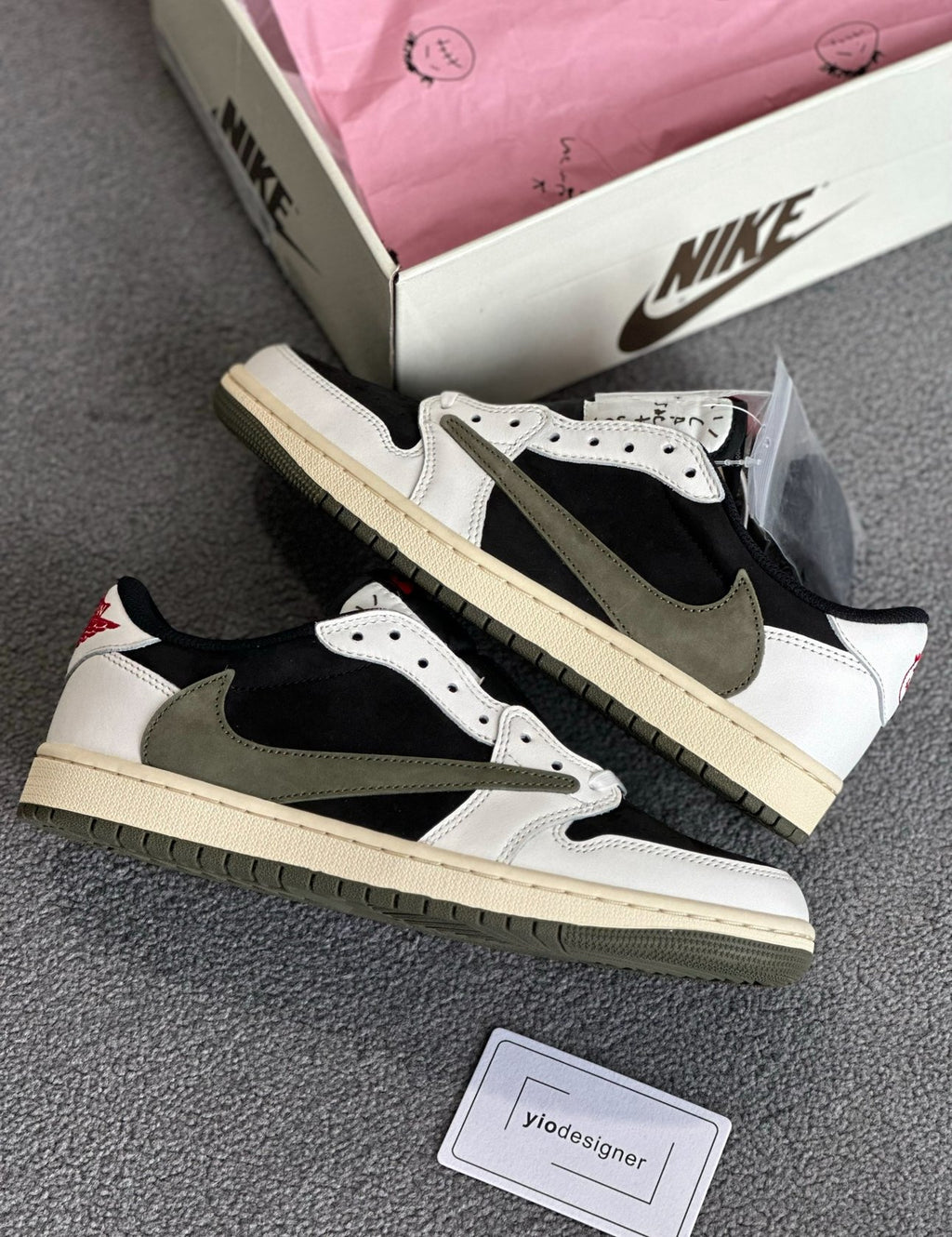 Travis Scott | Travis Scott Olive | Size 12 | View 13 | yiodesigner.co.uk