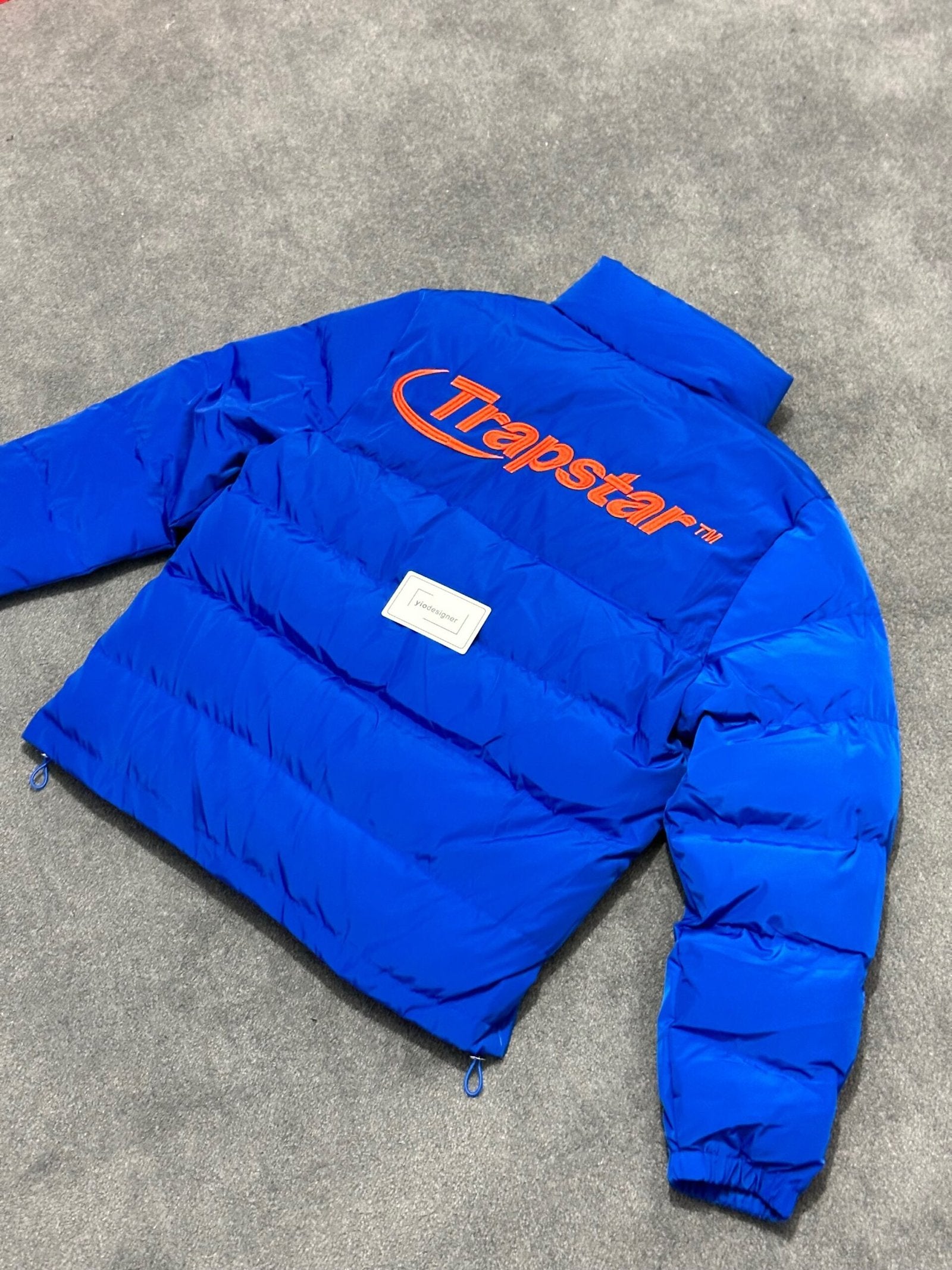 Trapstar | TRAPSTAR Puffer | Blue | Detail Shot | yiodesigner.co.uk