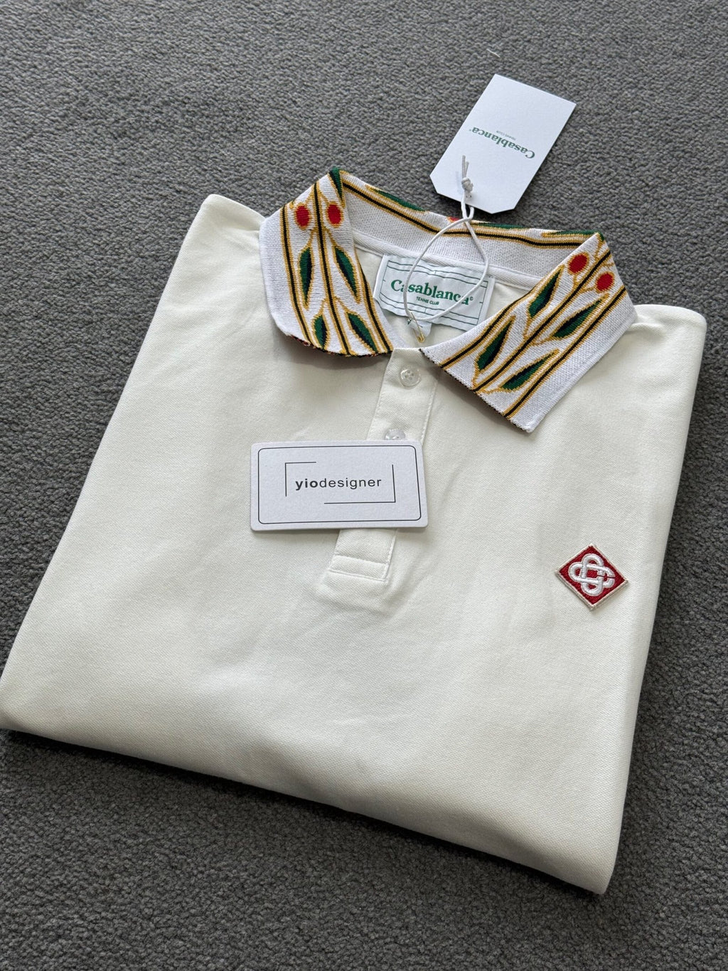 Casablanca | Casablanca polo | Close-Up | yiodesigner.co.uk