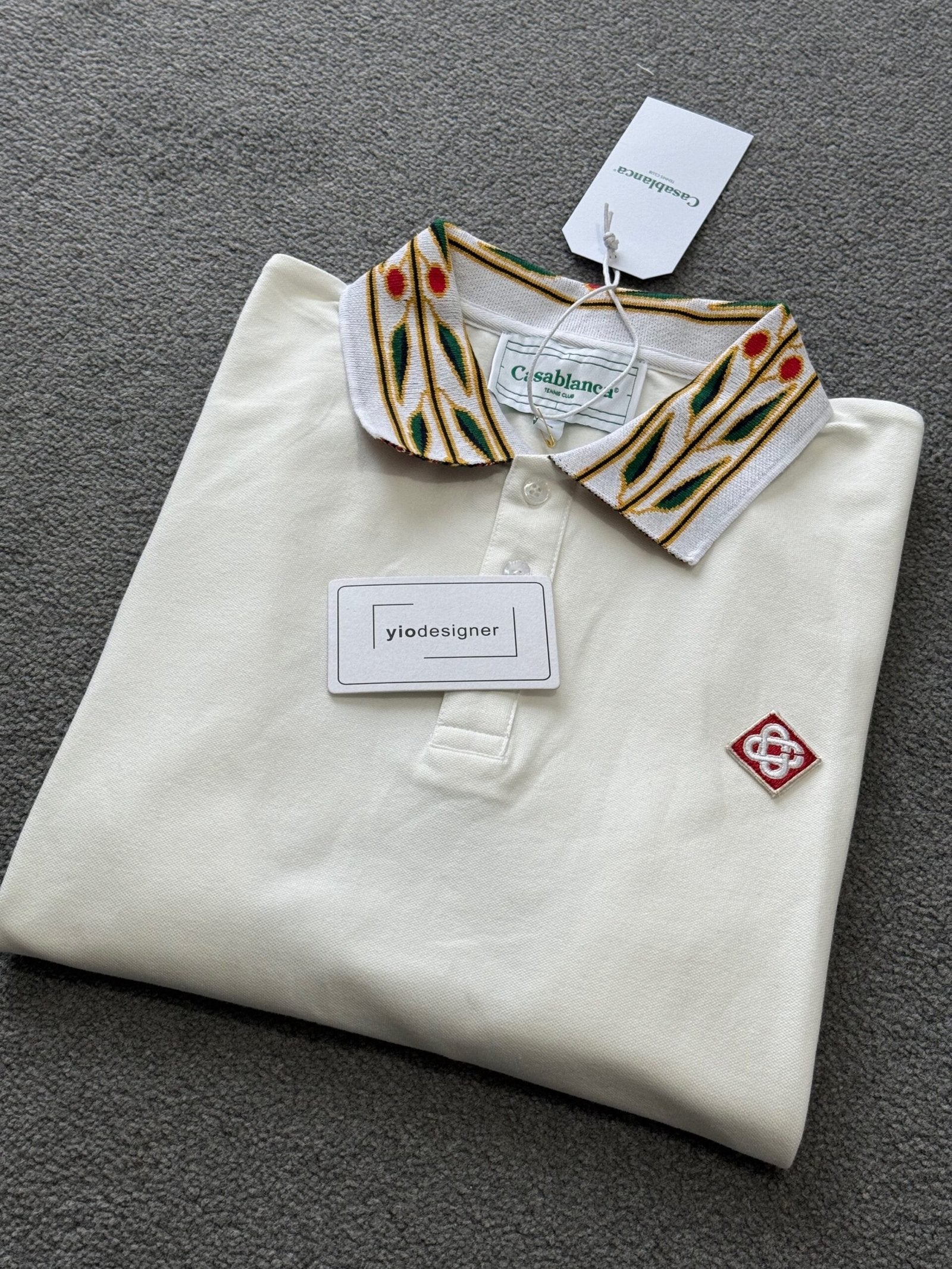 Casablanca | Casablanca polo | Close-Up | yiodesigner.co.uk