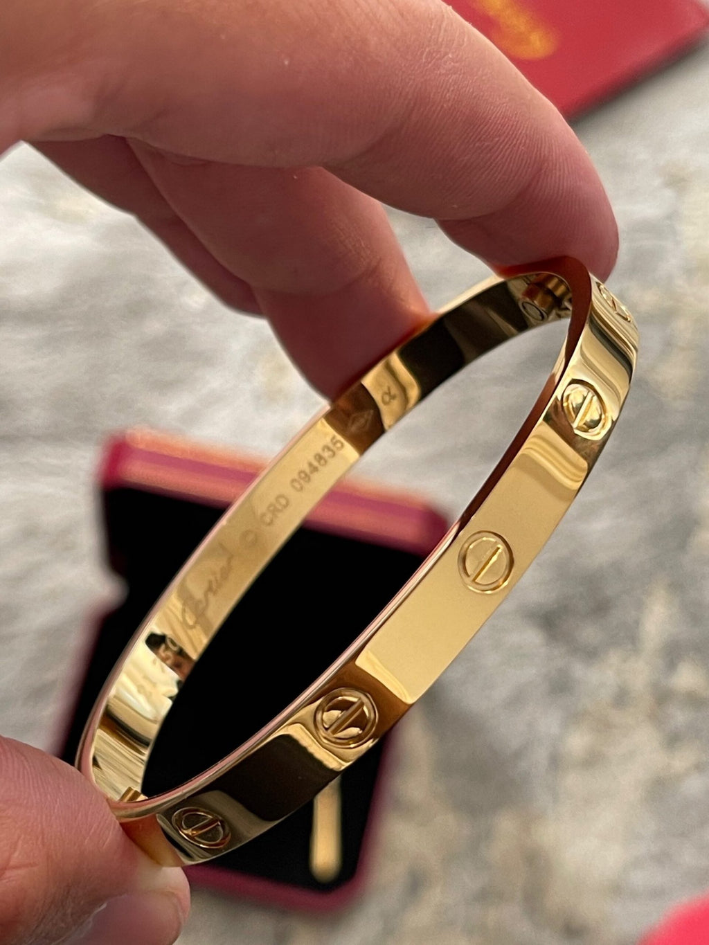 Carrie | Cartier bracelet | Back View | yiodesigner.co.uk