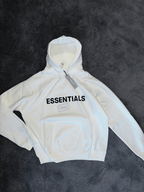 Fear of God Essentials | Essential hoody (oversized ) white | Back View | yiodesigner.co.uk