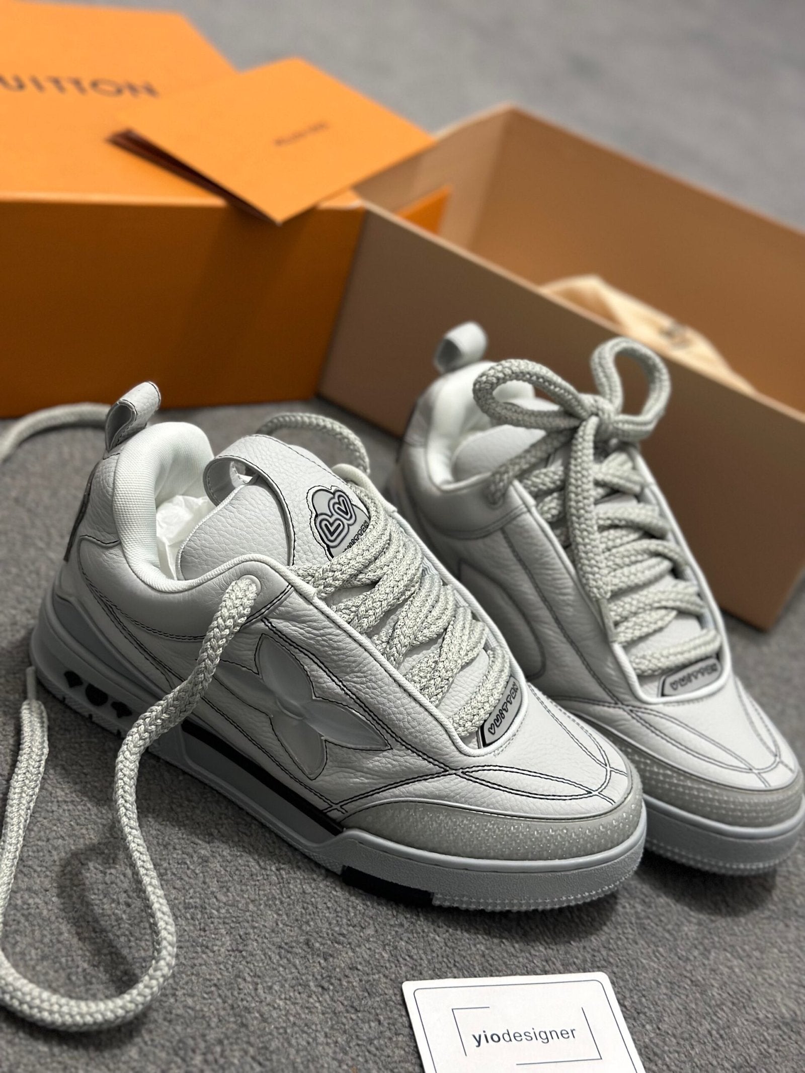 Louis Vuitton | Lv sneaker | Lifestyle Shot | yiodesigner.co.uk
