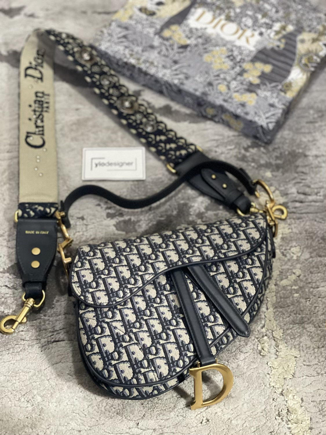 Dior | Womans saddle bag | Detail Shot | yiodesigner.co.uk